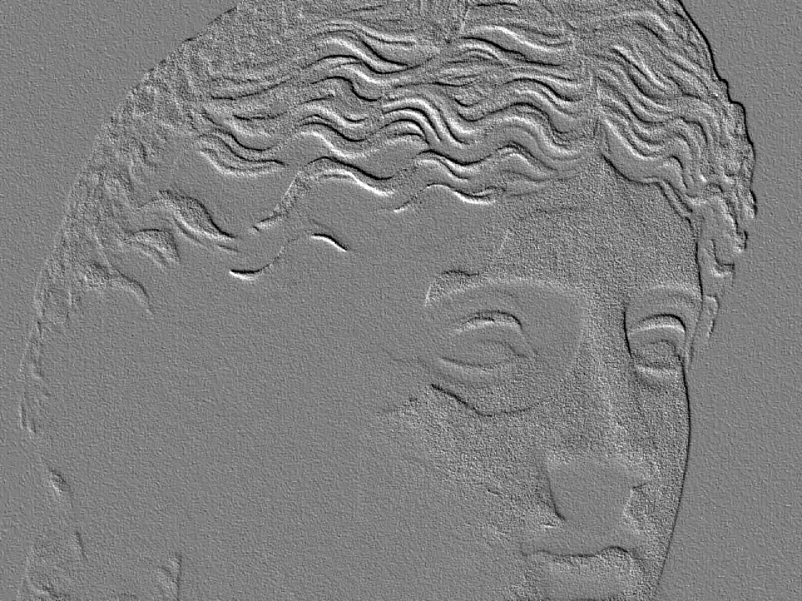 RELIEF 1: the default, edges raised and clearly directional