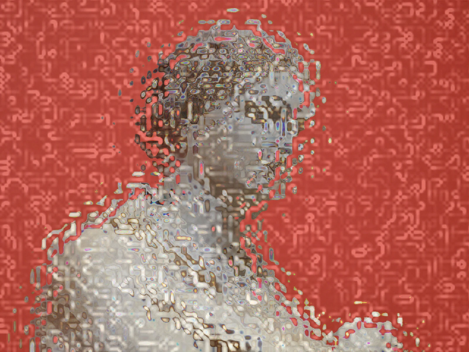 SCALE 2: the default, form legible but detail scattered