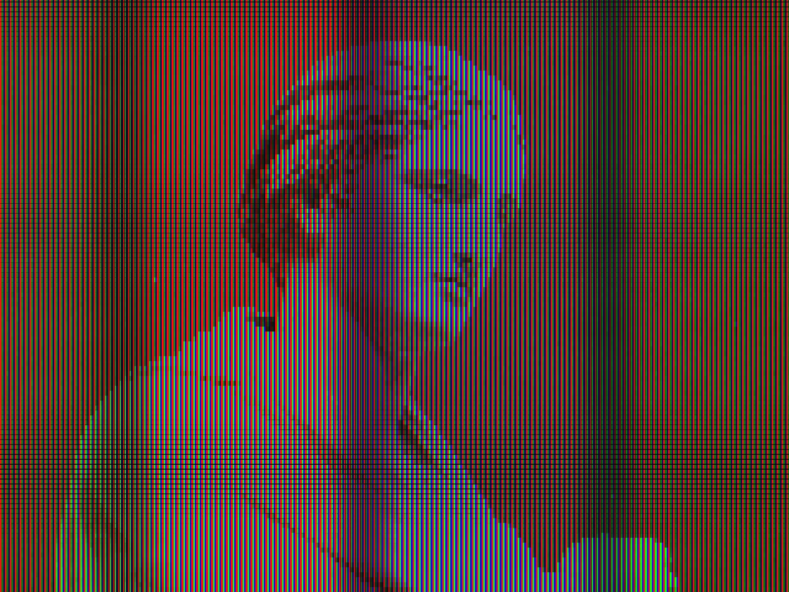 PITCH 2: the default, individual RGB stripes clearly visible