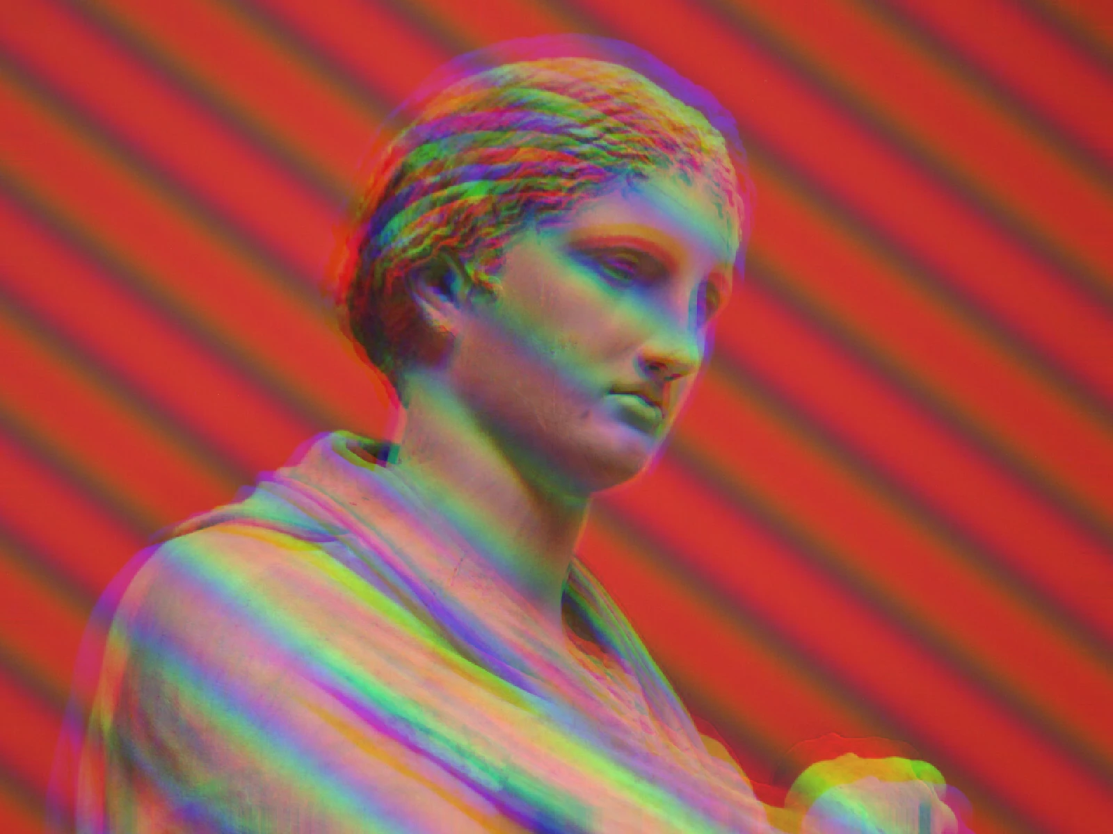 ABERRATION 2: channels far apart, colour separating across the frame